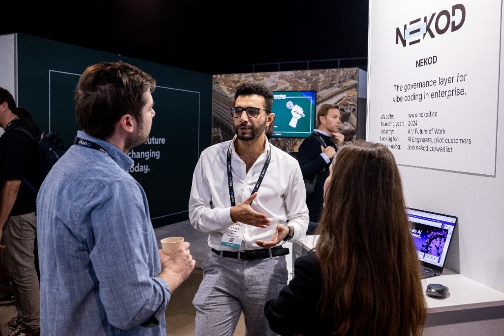 The NEKOD booth at World Summit AI 2025 in Amsterdam